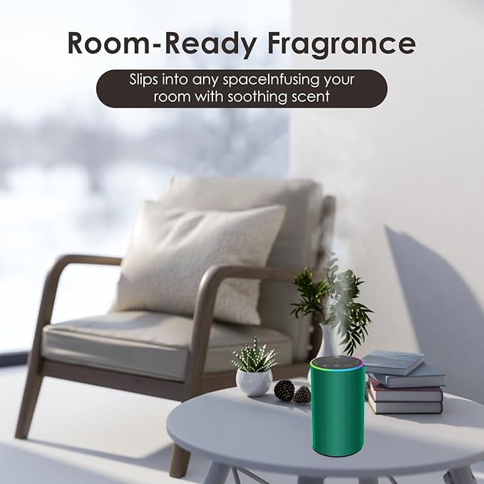 Waterless Essential Oil Diffuser, 7 Colors LED Light, Battery Powered Mini - Image 6