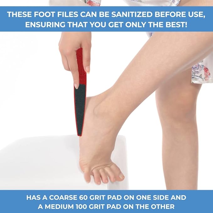 ForPro Professional Collection Red Panda Foot File, 60/100 Grit, Double-Sided - Image 5