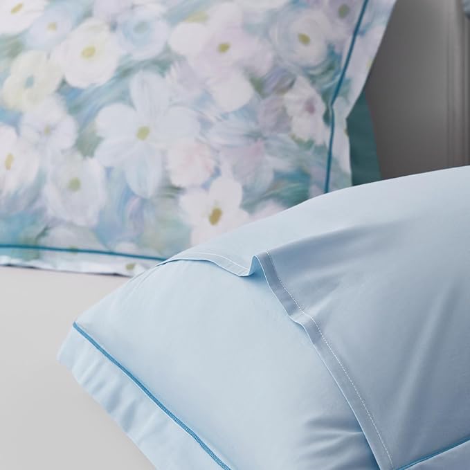 OAITE Duvet Cover Set Twin Size Oil Painting Pattern Ultra Soft 100% Cotton - Image 8