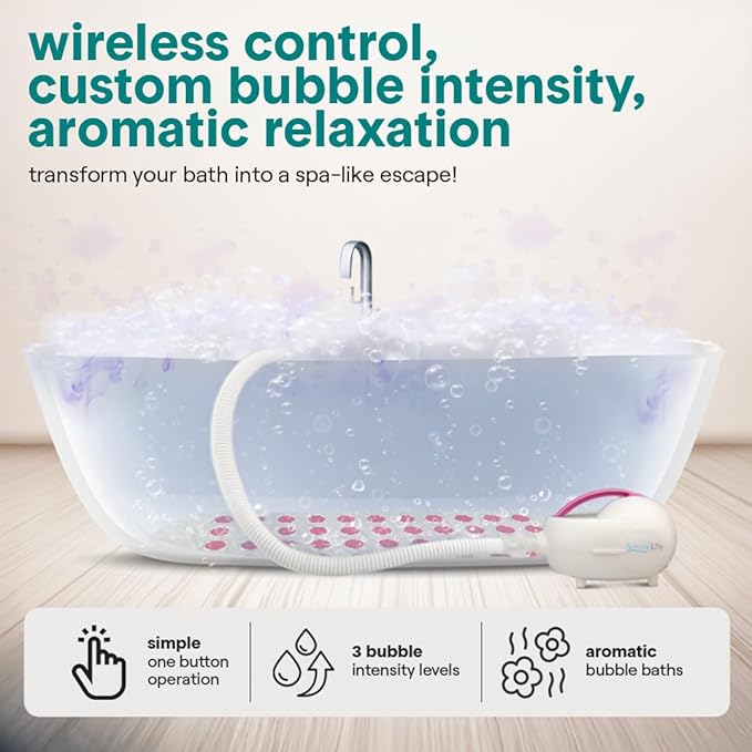SereneLife Bubble Bath Mat - Image 3