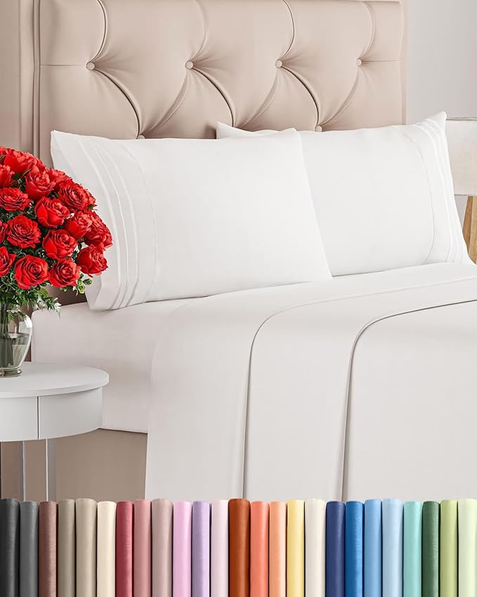 Queen Size 4 Piece Sheet Set by CGKUnlimited