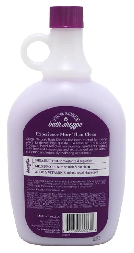 Village Nat. Bath Milk Bath Ultra-Moist Lavendr/Chamo 28 Ounce - Image 3
