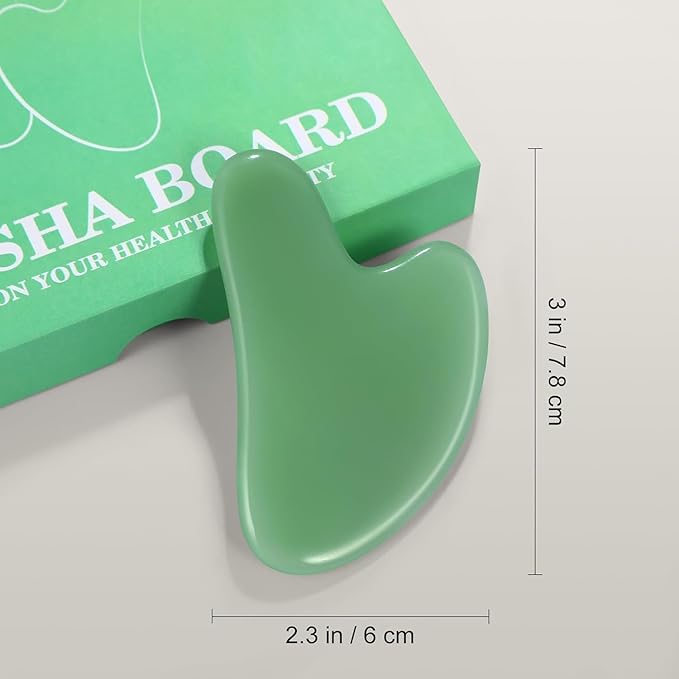 Gua Sha Facial Tools, Gua Sha Jade Stone Gua Sha Massage Tool, Guasha Tool - Image 7