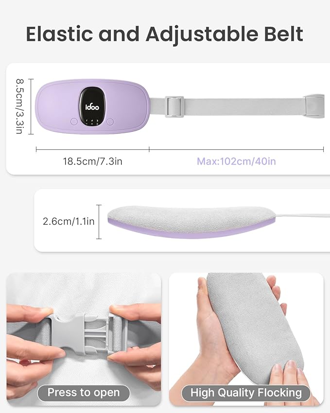 iDOO Portable Heating Pad, FSA Eligible Items Only List, Period Heating Pad - Image 4