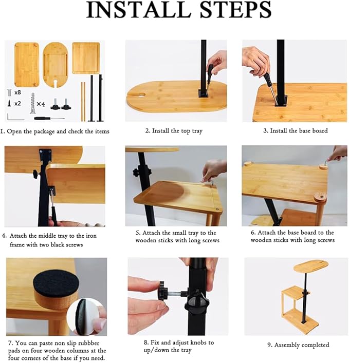Bathtub Tray, 3 Layer Bathtub Tray Table - Image 6