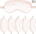 6PACK Silk Sleep Mask Satin Eye Masks Blackout Silky Eyeshade Cover Soft by WJingYiJia