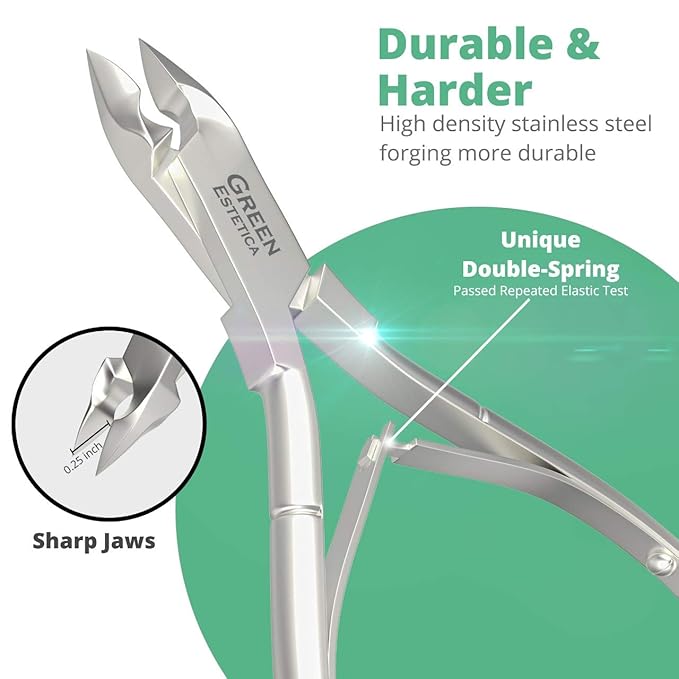 Professional Cuticle Trimmer Nail Cuticle Cutter Stainless Steel Cuticle Nippers - Image 3