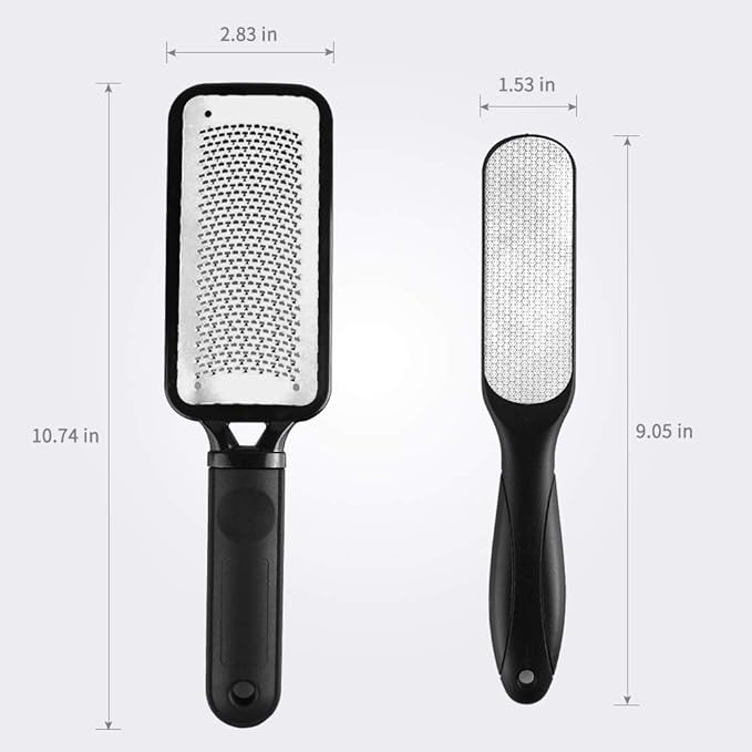 Fu Store 2 Pack Foot Files Callus Remover Stainless Steel Foot Rasp and Dual - Image 7