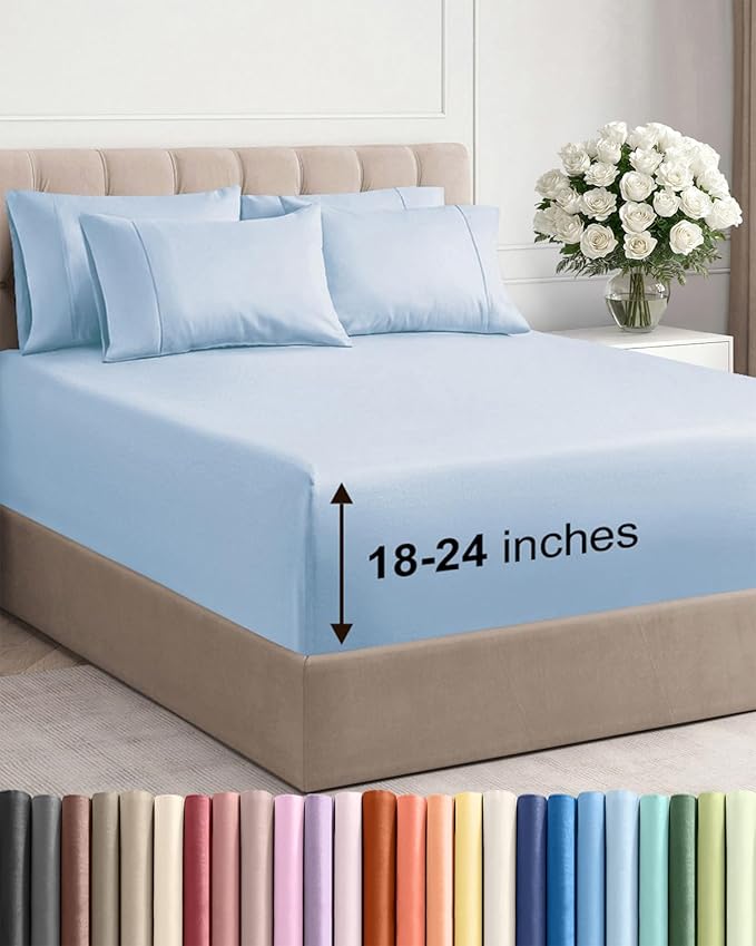 Extra Deep Queen Sheet Set by CGKUnlimited