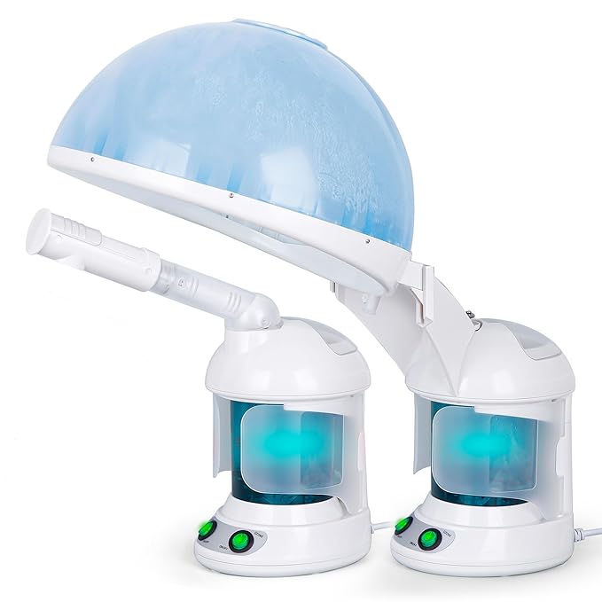 Nova Microdermabrasion Ionic Nano Mist 2 in 1 Hair Face Steamer, 360° by NovaMicrodermabrasion