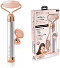Finishing Touch Flawless Contour Vibrating Facial Roller & Massager, Rose Quartz by FinishingTouchFlawless