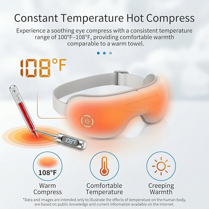 STRIDEFLOW Gentle Eye Massager for Dry Eye & Migraine Relief, LIGHT Air - Image 6
