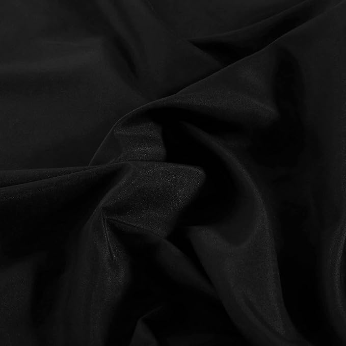 Lirex Flat Sheet, Queen Size Extra Soft Brushed Microfiber Flat Black Sheet - Image 3