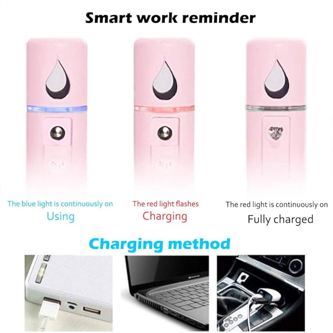 Nano Facial Steamer Mist Spray Eyelash Extensions Cleaning Pores Water SPA - Image 7