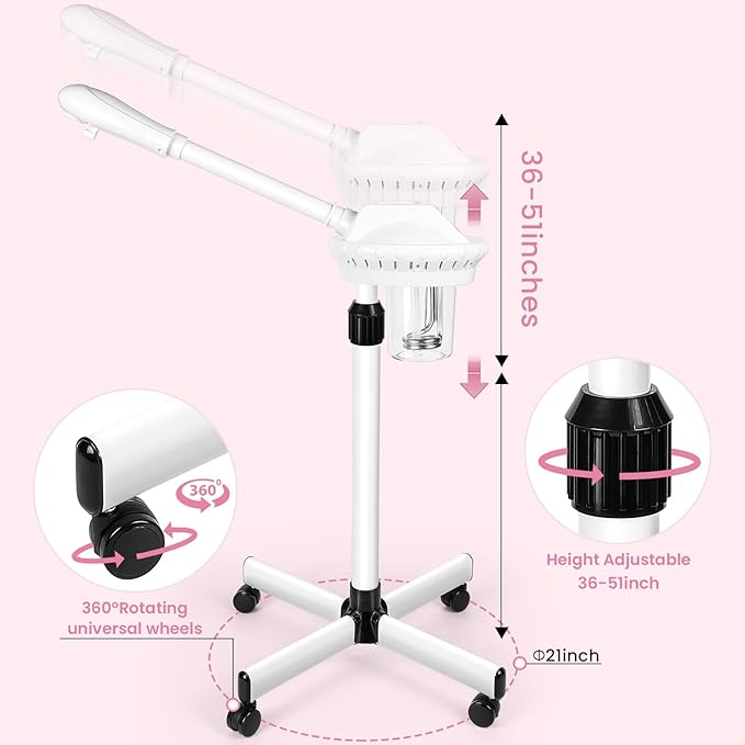 Retain time face Steamer Clean Skin Firming Pores and Moisturizing Suitable - Image 6
