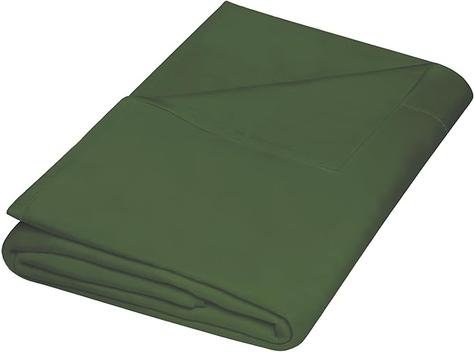 ZPECC King Flat Sheet Only 1 Pack, Durable Olive Green Top Bed Sheets by ZPECC-ABrandThatHasBeenFocusedOnBabyProductsFor18Years