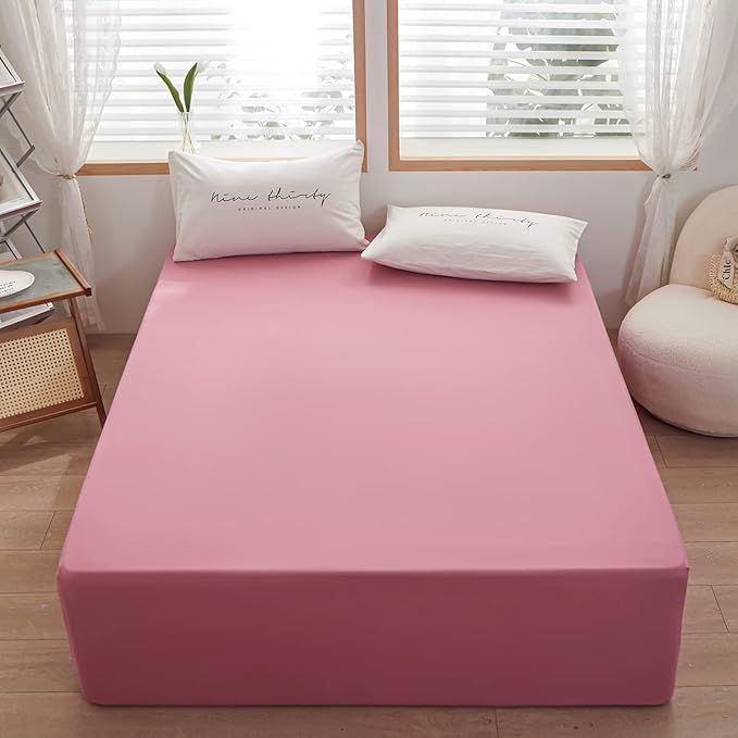 Bedding Queen Size Fitted Sheet Only- Bottom Matress Fitted Sheet-Fits 15inches - Image 2