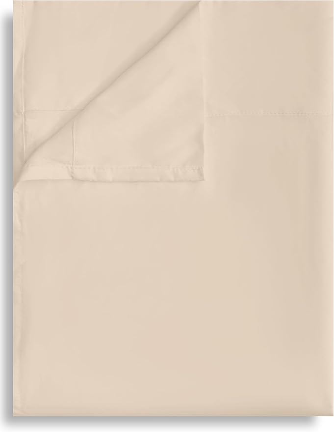 Twin Flat Sheet Only, 1 Pack Top Bed Sheets, Soft Breathable Brushed Microfiber by Culve