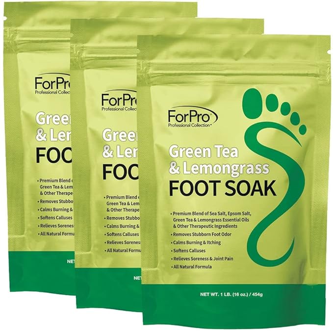 ForPro Professional Collection Green Tea & Lemongrass Foot Soak by ForProProfessionalCollection
