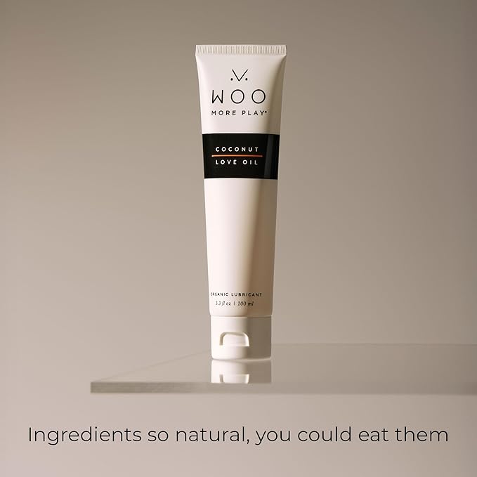 Woo More Play Coconut Love Oil | Organic Coconut Oil Personal Lubricant - Image 2