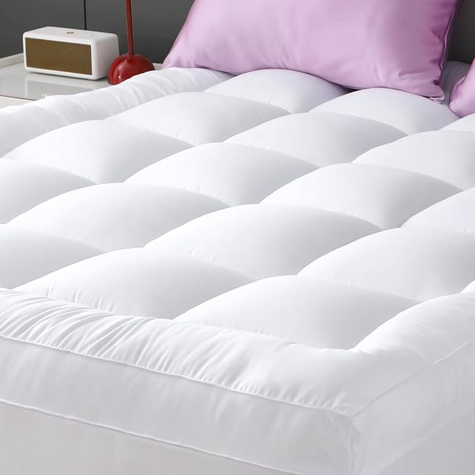 YUGYVOB Queen Mattress Topper Extra Thick, and Breathable Mattress Pad 8-21" by PremiumHomeLinens