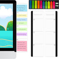 2pcs Office Desk Accessories Monitor Memo Board Computer Message Board Office Supplies for Women Men Computer Sticky Note Holder Home Desktop Message Office Decor (Function Monitor Memo Board)