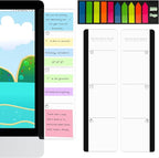 2pcs Office Desk Accessories Monitor Memo Board Computer Message Board Office Supplies for Women Men Computer Sticky Note Holder Home Desktop Message Office Decor (Function Monitor Memo Board)