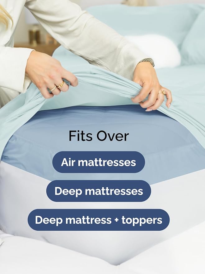 Extra Deep Twin Sheet Set - Image 6