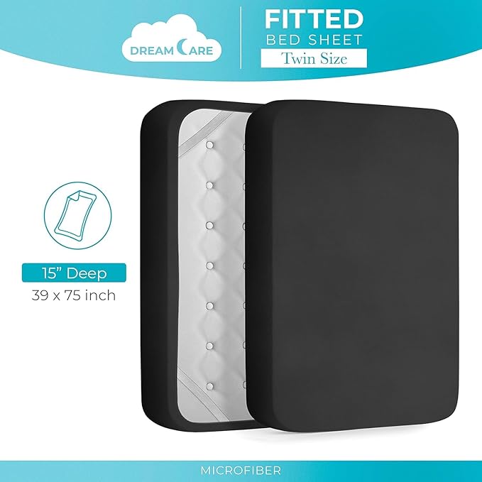 DREAMCARE Twin Fitted Sheet - Image 4