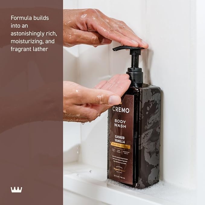 Cremo Rich-Lathering Casked Vanilla Body Wash - Image 4