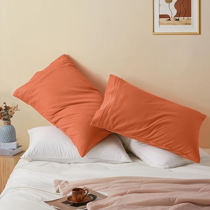 Vonty 2 Pack King Pillow Cases - Image 4