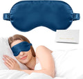 Silk Sleep Mask, Eye Mask for Sleep Women Men, Mulberry Sleeping Mask by Doitory