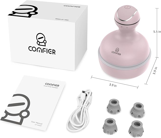 COMFIER Scalp Massager for Hair Growth, Waterproof & Full Body Kneading - Image 9