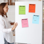 9 Pieces Phone Message Pads for Office Sticky Notes, Telephone Message Pads Sticky Notes 4 x 6 Inch Assorted Colors, Self Adhesive Urgent Record Pad Book for Work Call Office Supplies, 50 Sheets/Pack