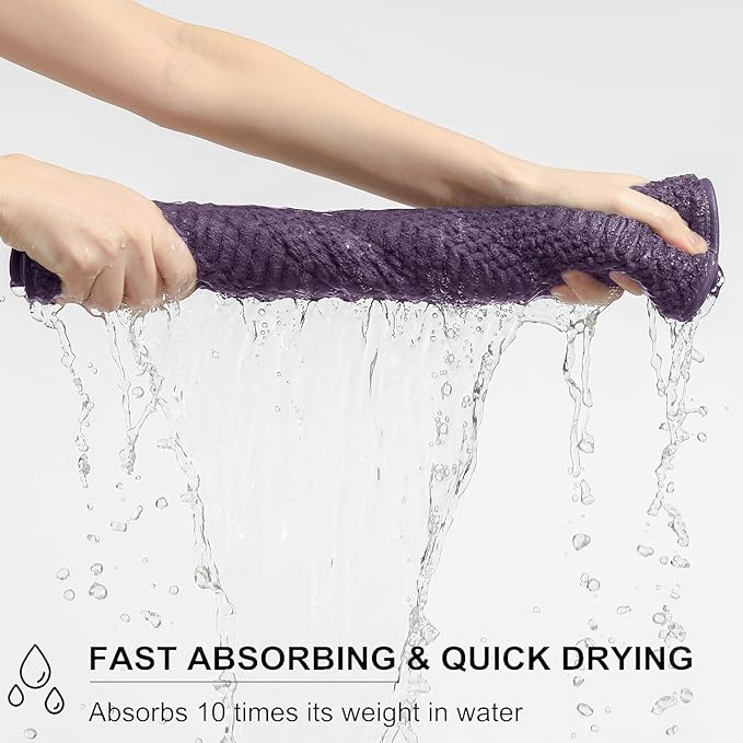 Ycosy 4 Pack Extra Large Microfiber Bath Towels Set, 35x70 inches, Less Lint - Image 6
