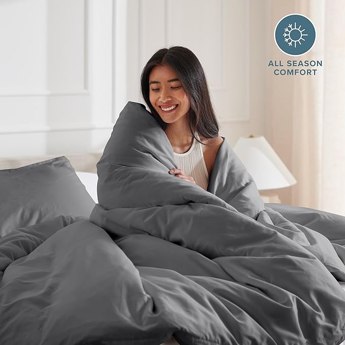 Bare Home Bedding Duvet Cover Oversized King Size - Image 3