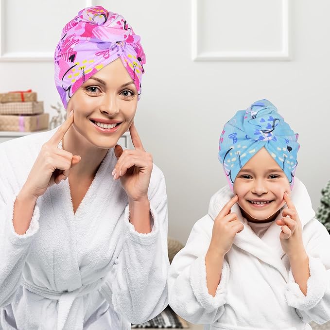 Basumee Microfiber Hair Towel Wrap - Image 3