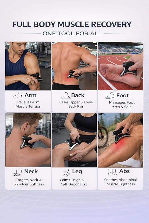 Heated Muscle Scraper Tool, Fascia Release Full Body Contouring Machine - Image 5
