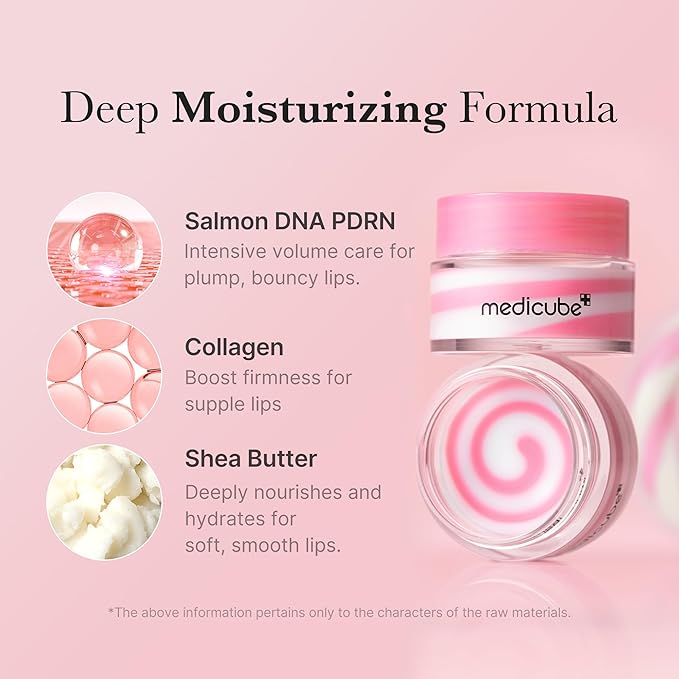 medicube PDRN lip sleeping mask glow balm | Salmon PDRN, Shea Butter - Image 5