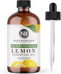 NaturoBliss 100% Pure Lemon Essential Oil Therapeutic Grade Premium Quality by NaturoBliss