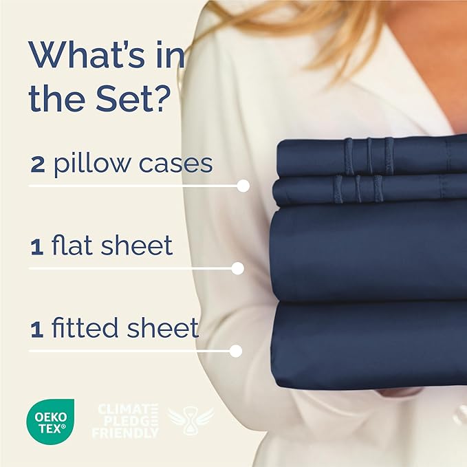 King Size 4 Piece Sheet Set - Image 2