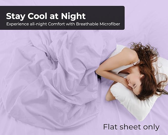 Royale Linens Full Flat Sheet - Image 3