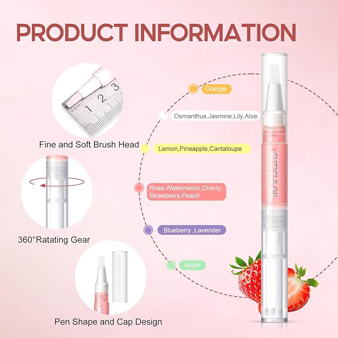 PEACECOLOR 16Pcs Cuticle Oil Pen - Image 5