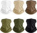 Geyoga 6 Pieces Summer UV Protection Cooling Neck Gaiter Face Clothing Neck by Geyoga