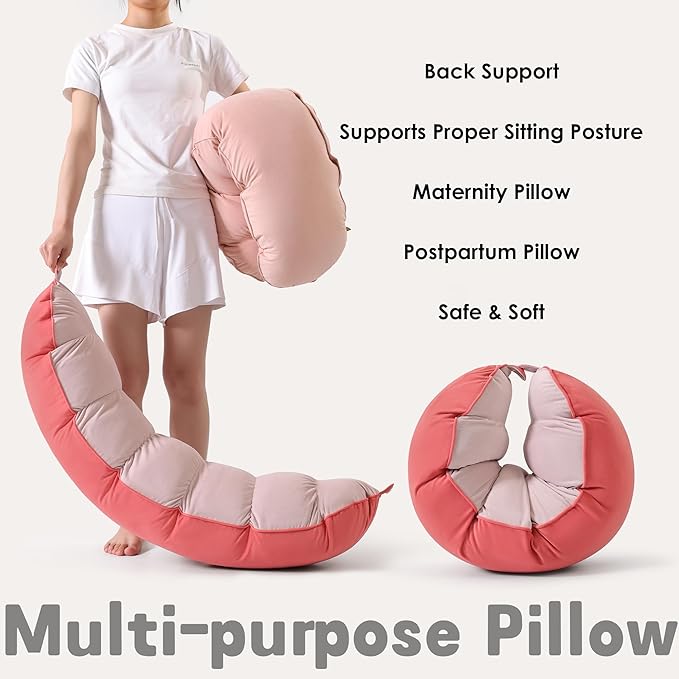 Peallow – Long Round Body Pillow - Image 7