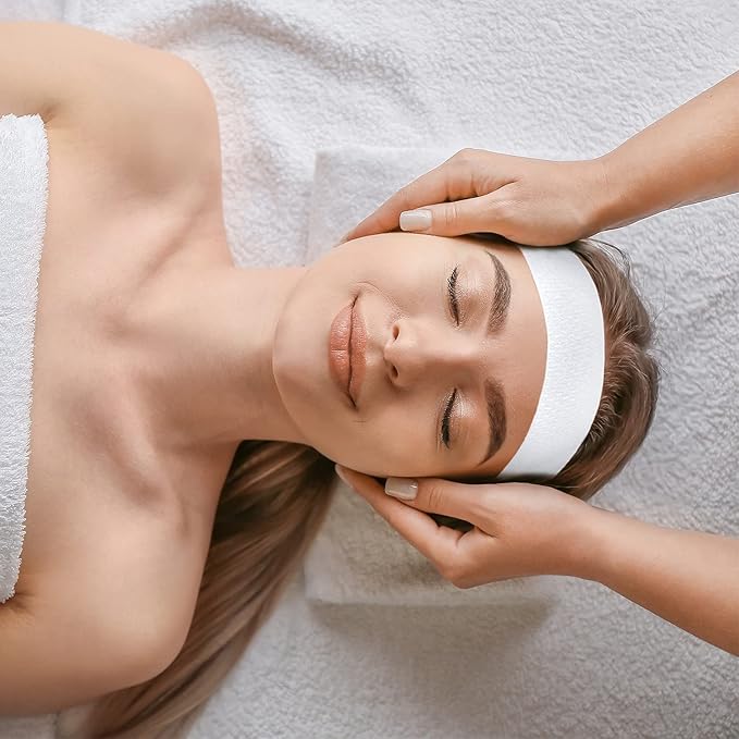 100 Pieces Disposable Facial Headbands - Image 2