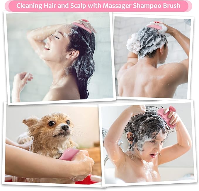 URTHEONE Scalp Massager Shampoo Brush, Soft Silicone Scrub Brush, Relax Scalp - Image 4