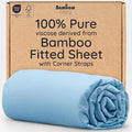 Bambaw 100% Viscose Derived from Bamboo Fitted Sheet Twin Size, Twin Mattress by Bambaw