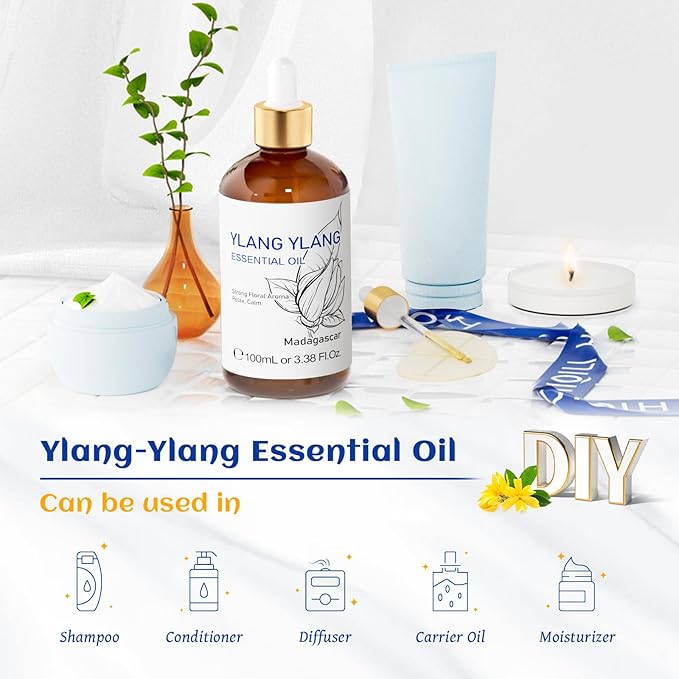 HIQILI Ylang-Ylang Essential Oil, Long-Lasting Scent - Image 5