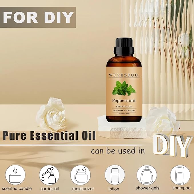 Peppermint Essential Oils, 30ML 100% Pure and Natural Pepper mint Essential Oil - Image 3